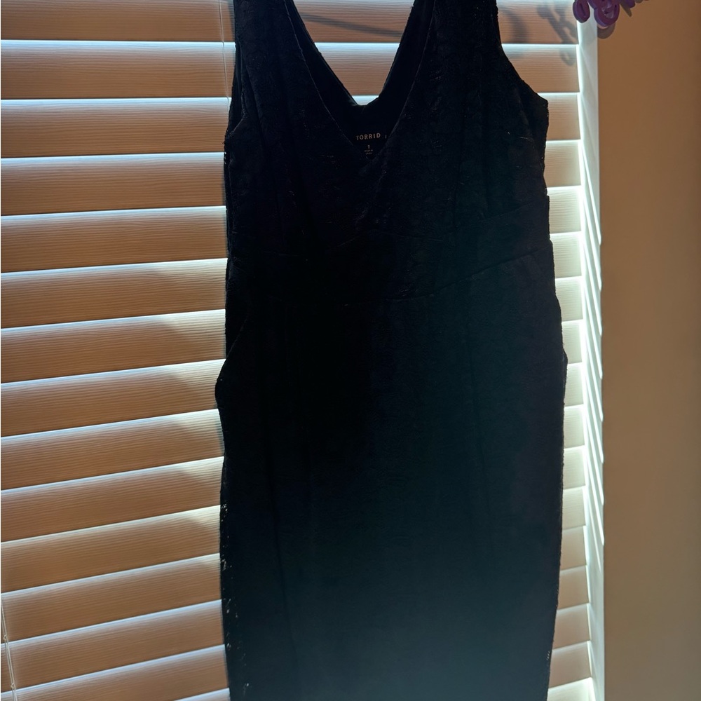 Torrid Black Textured Garment